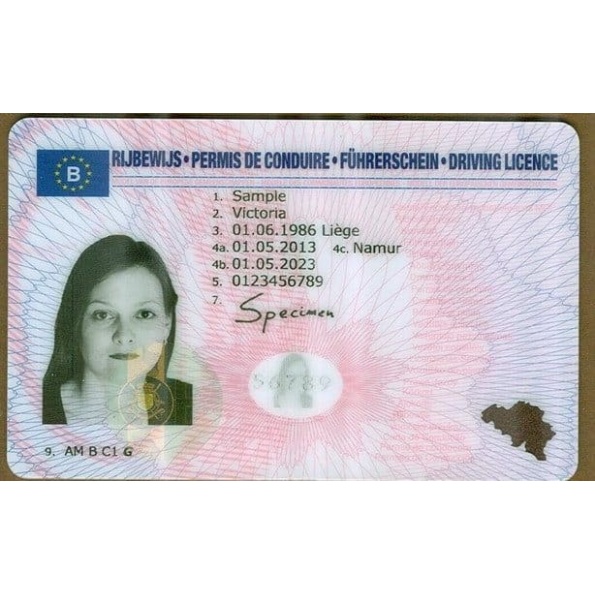 Belgium Driving Licence