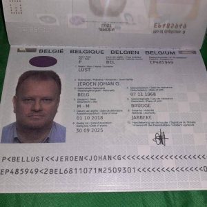 Fake Belgium Passport