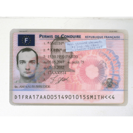 France Drivers Licence