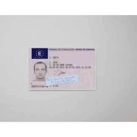 Spain Driver's Licence