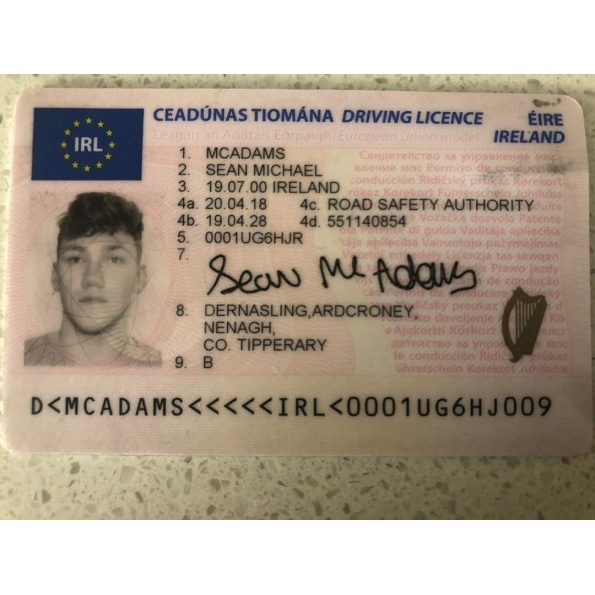 Ireland Drivers License