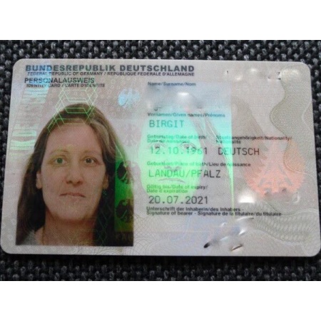 German ID card