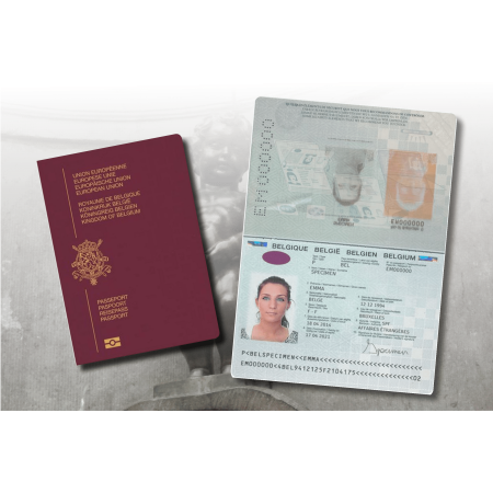 Real Belgium Passport