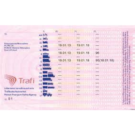 Buy Driving License of Finland