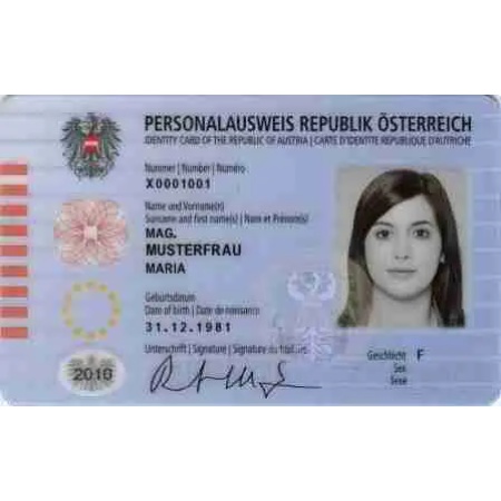 Buy ID Card of Austria