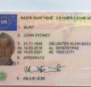 Buy Driving License of Greece