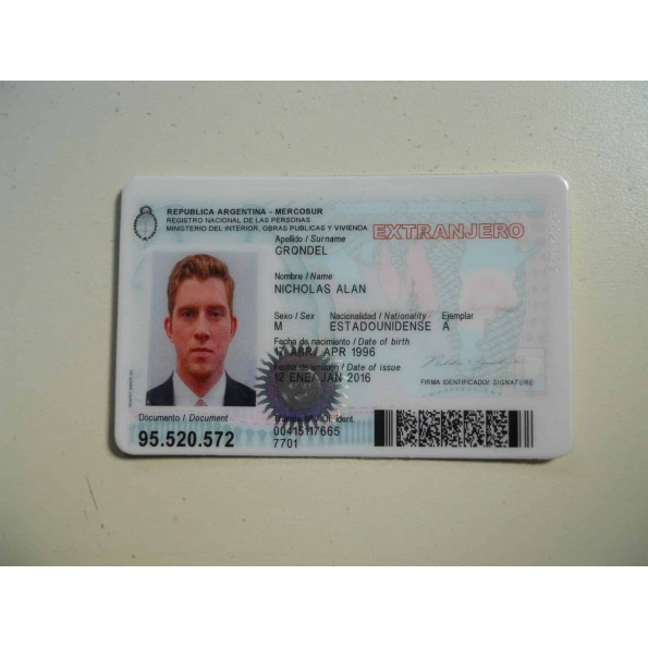 Buy ID Card of Argentina