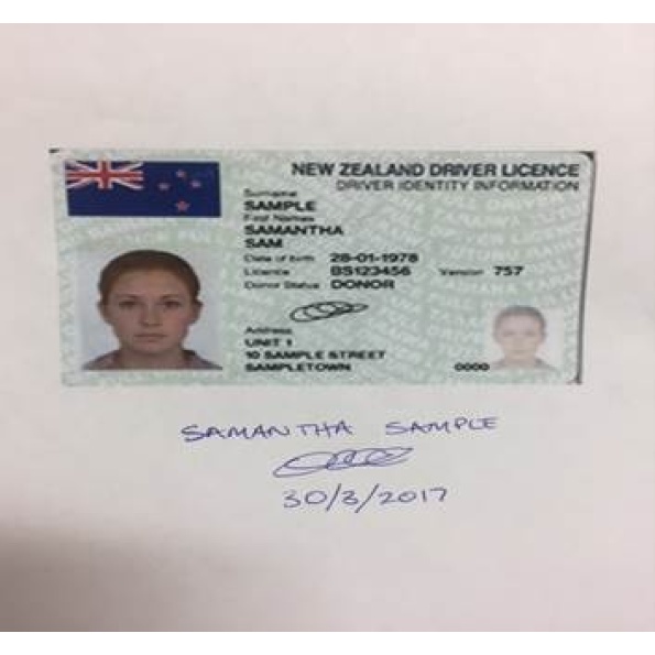 Buy ID card of New Zealand