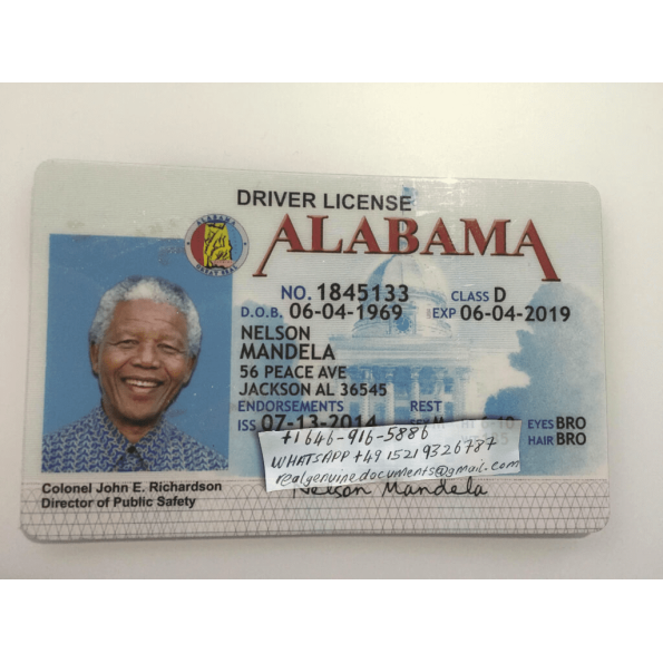 Buy Alabama Driver License and ID Cards