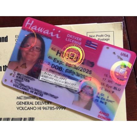 Hawaii Driver License and ID Card