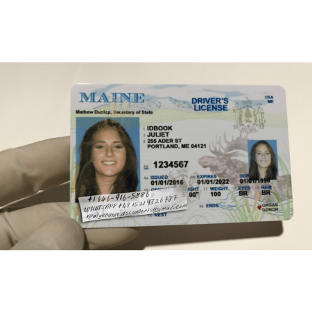 Maine Driver License and ID Card