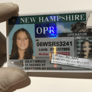 New Hampshire Driver License and ID Card