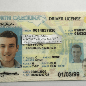 Buy North Carolina Driver License And ID Cards