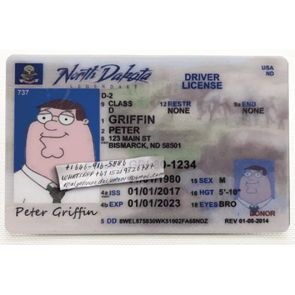 North Dakota Driver License