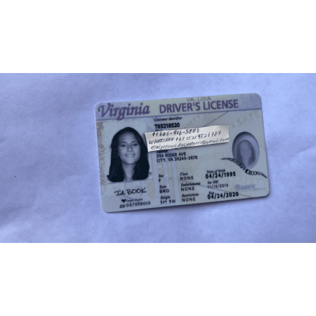 Fake Virginia Driver's License, ID Card, Social Security Number and SSN Card, Passport Card, Green Card