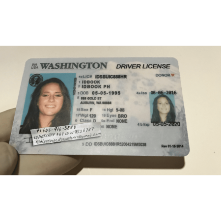 Fake Washington Driver's License, ID Card, Social Security Number and SSN Card, Passport Card, Green Card