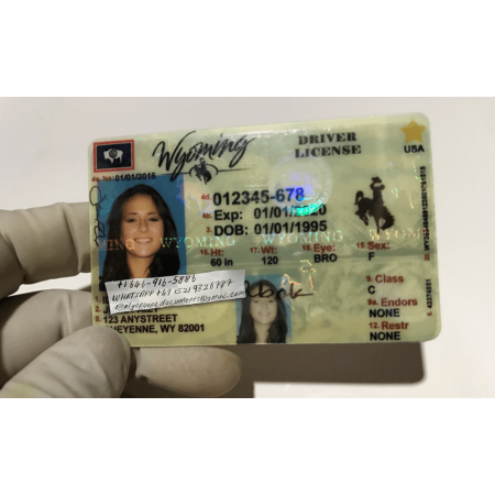 Wyoming Driver License and ID Card