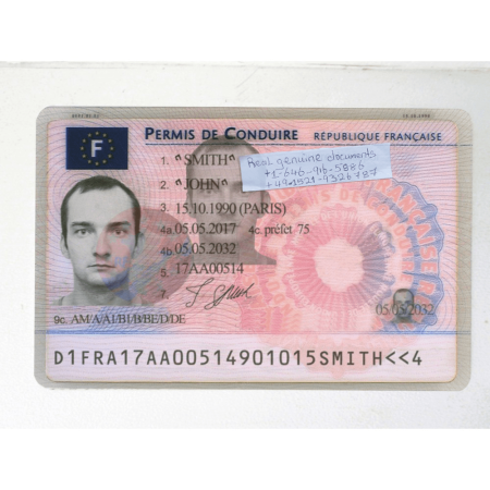 Buy Driving License of France