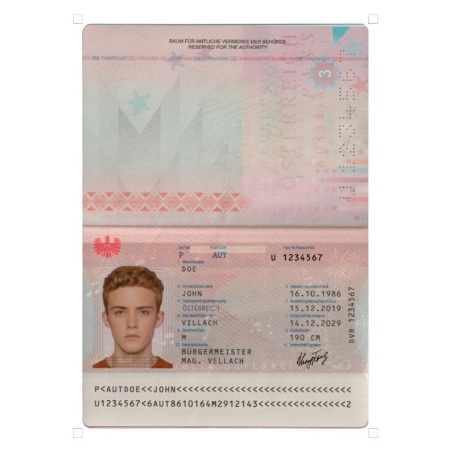 Real Austrian Passport