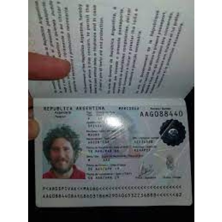 Real Passport of Argentina