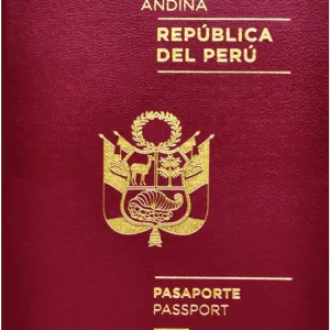 Real Passport of Peru