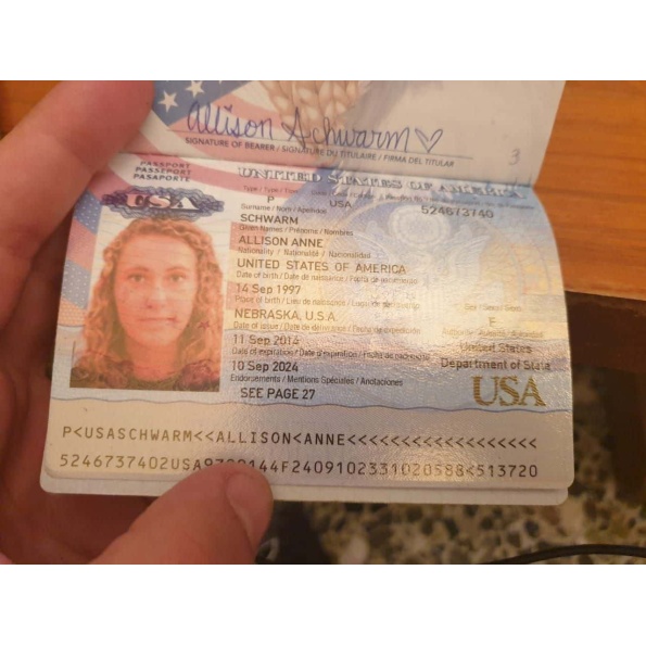 Real Passport of USA