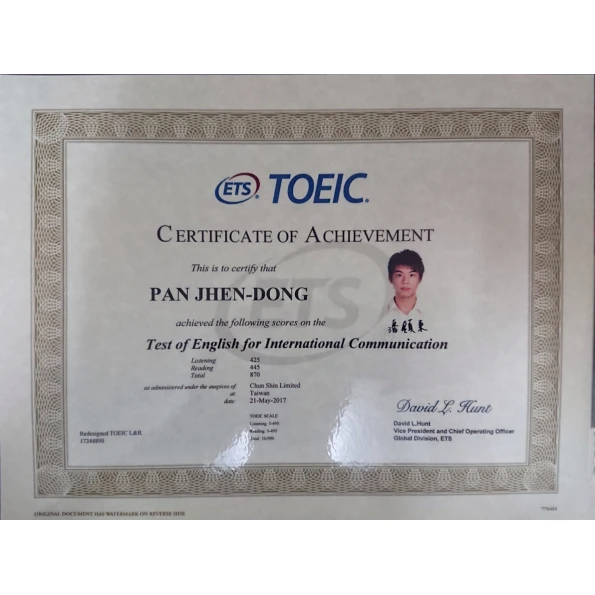 Buy Toeic Certificate